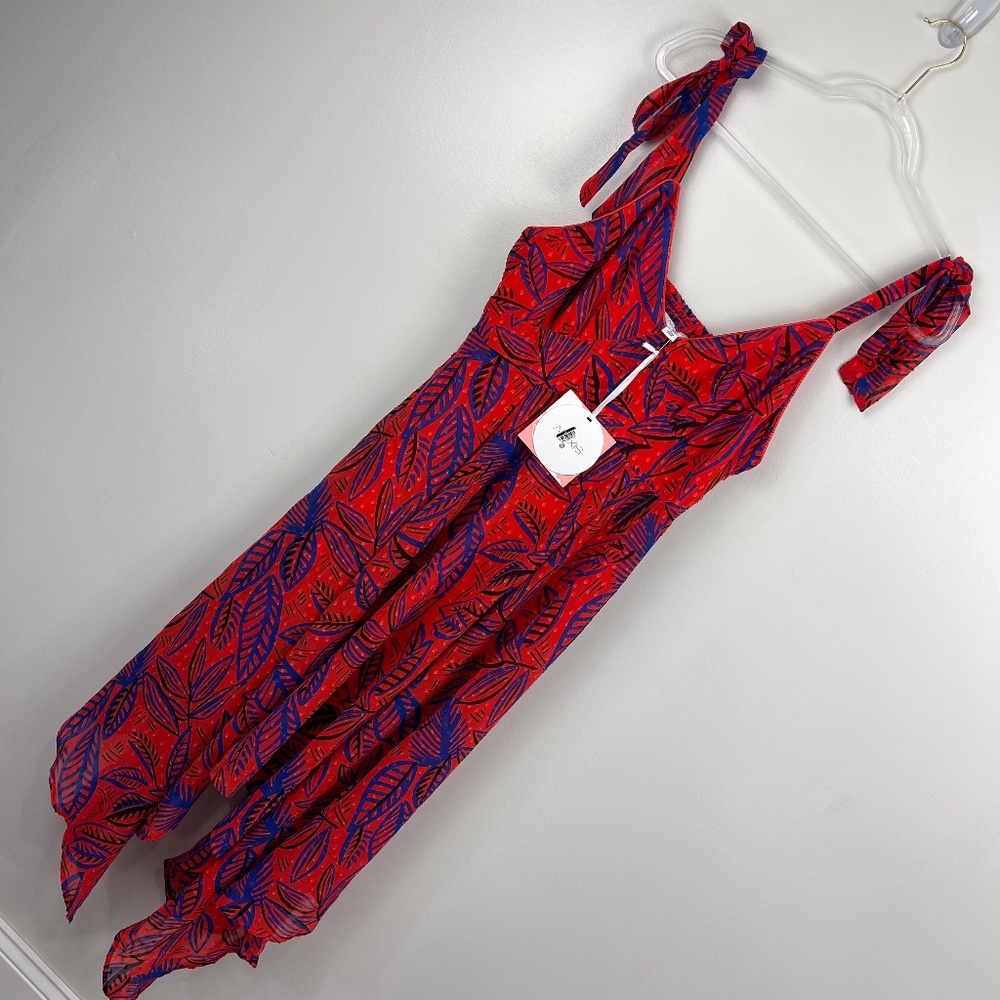 Alexis for Target Botanical Tie Dress Sz XL NWT - Picture 8 of 10